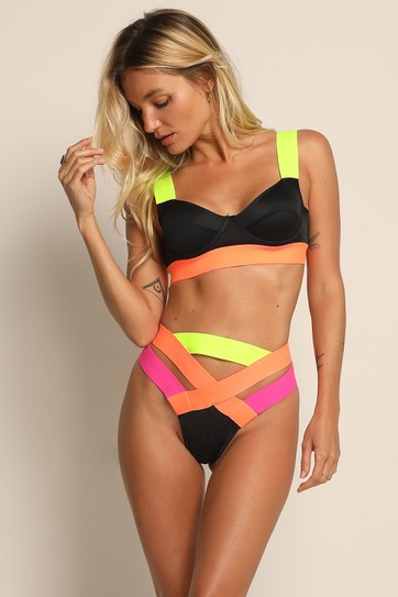 TOP MEIA TAÇA NEON JACKIE